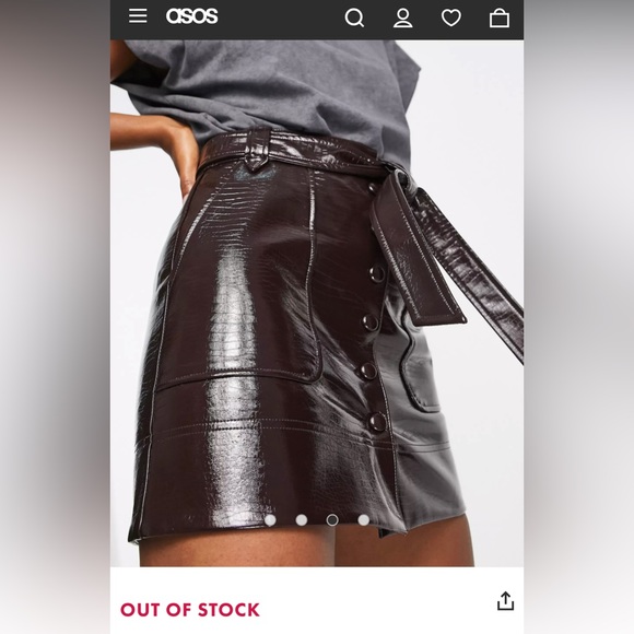 NWT 🍫 Cocoa Brown ✨ Statement Skirt 🫶🏾 - Picture 1 of 4